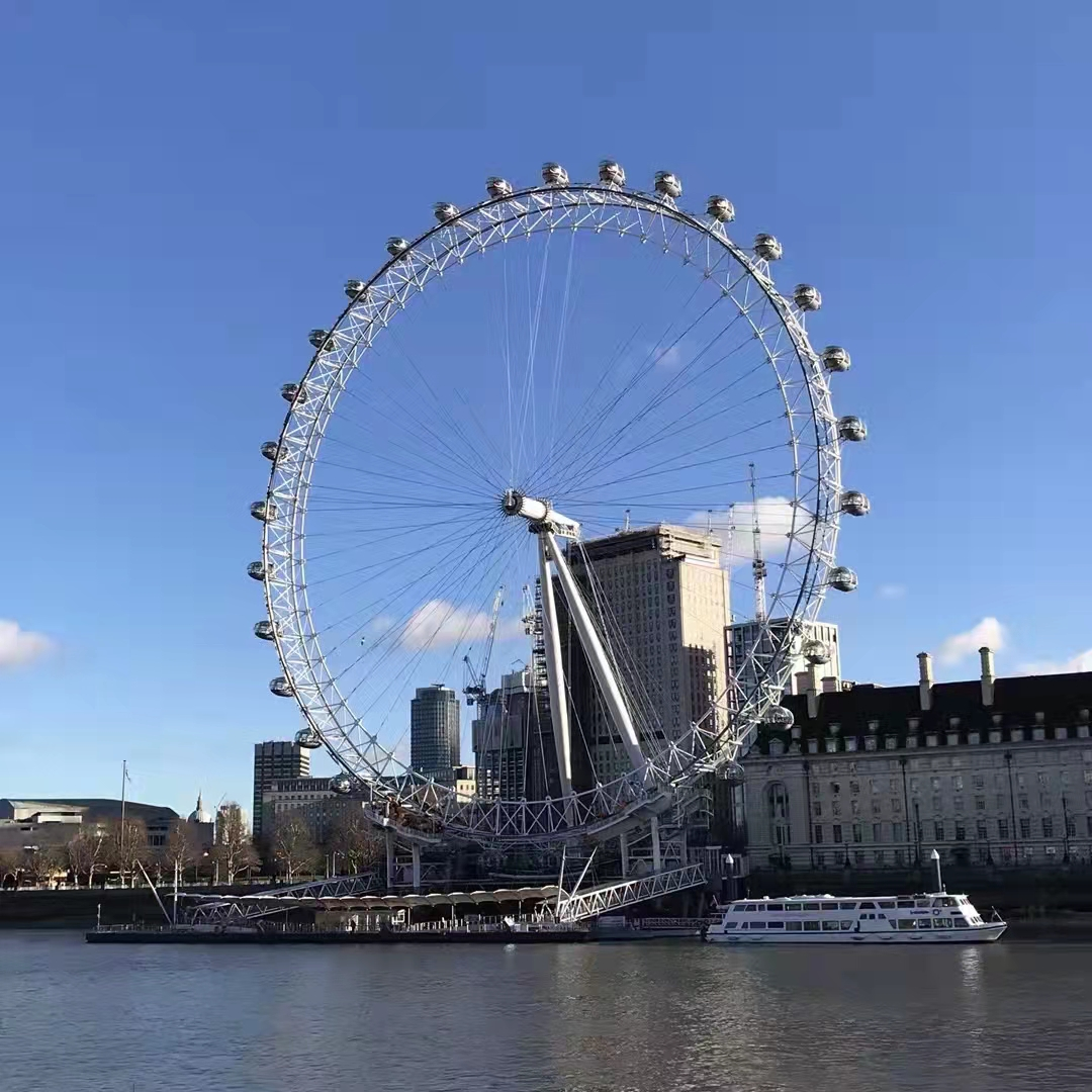 客户旅途中分享的“The London Eye”（伦敦眼）